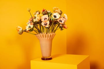 Lori vase 28 cm - Yellow/Bordeaux - Byon