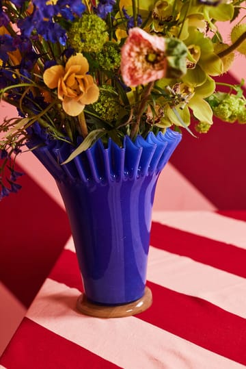 Lori vase 30 cm - Blue/Beige - Byon