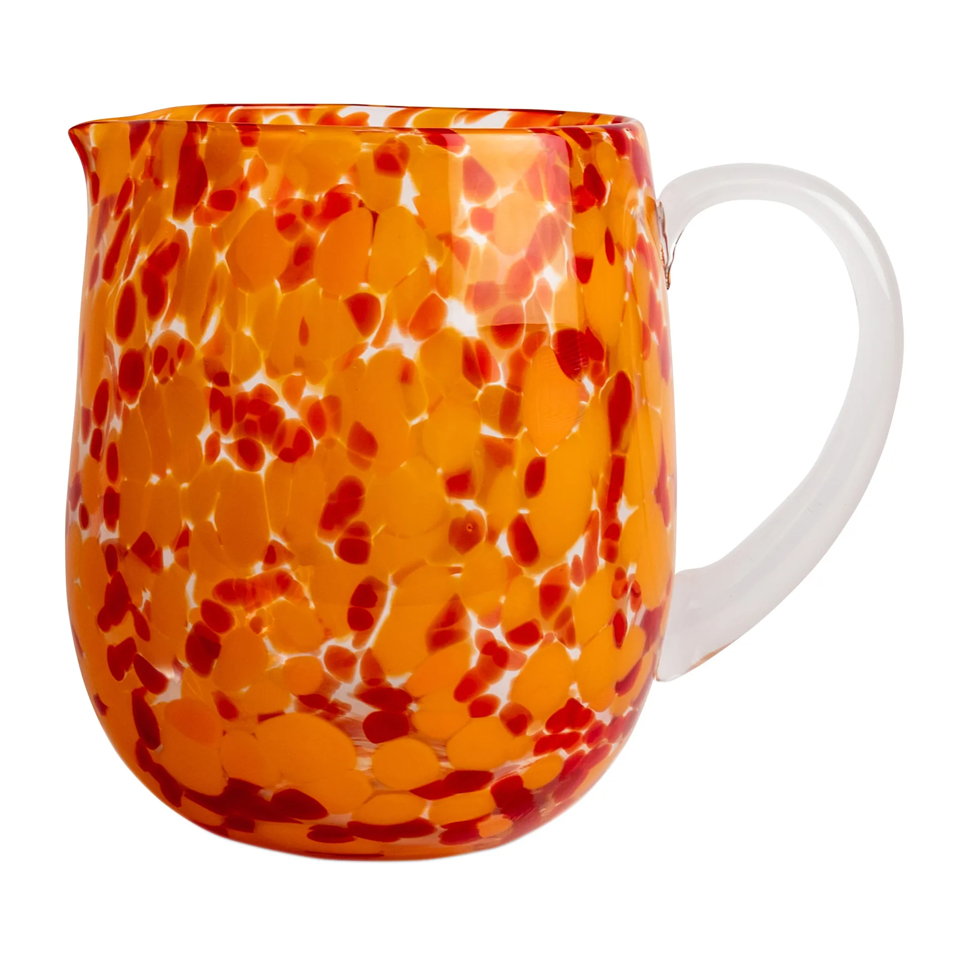 Messy kande round 2,8 L, Rød/Orange Byon