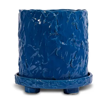 Muddy krukke L Ø23 cm - Blå - Byon