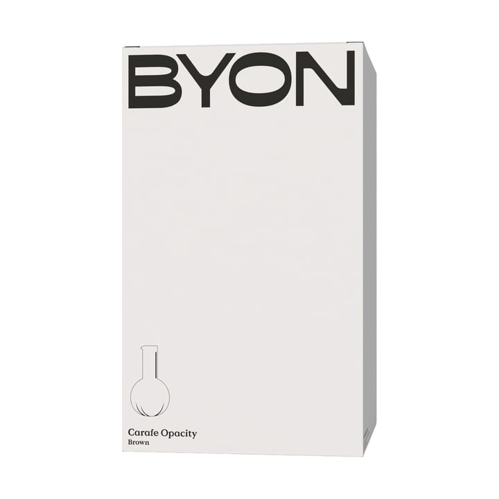 Opacity karaffel 1,9 L, Brun Byon