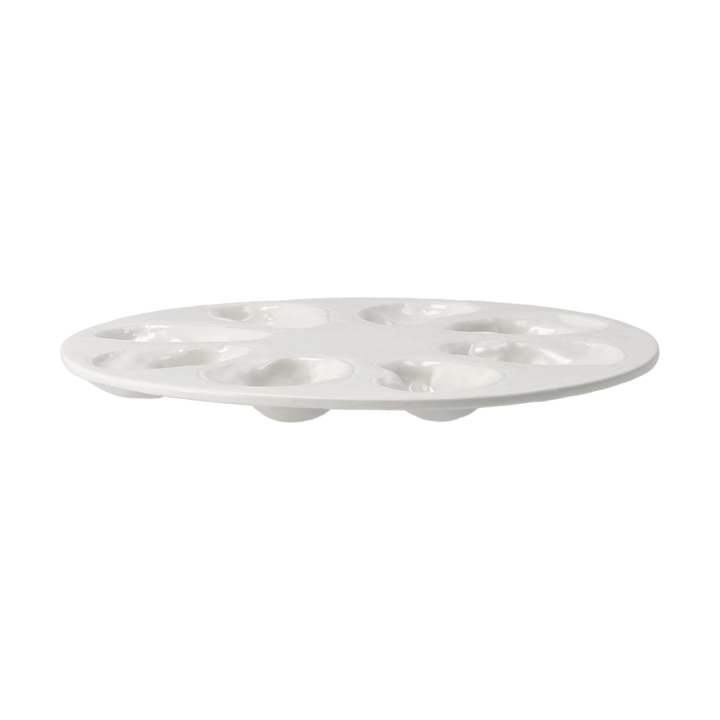 Oyster tallerken Ø27 cm - Hvid - Byon