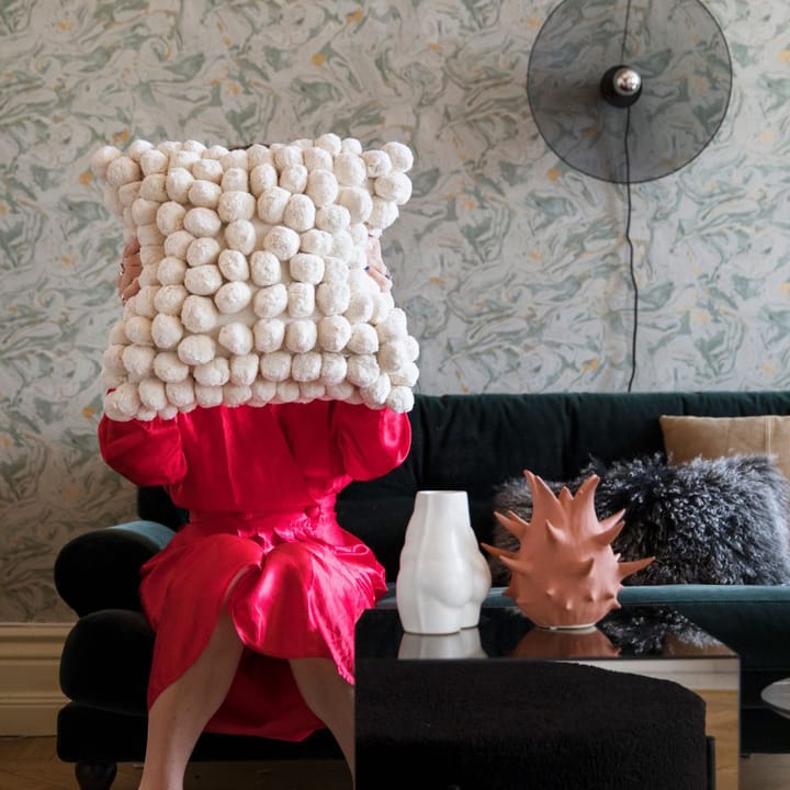 Pom Pom pude 45x45 cm, Offwhite Byon