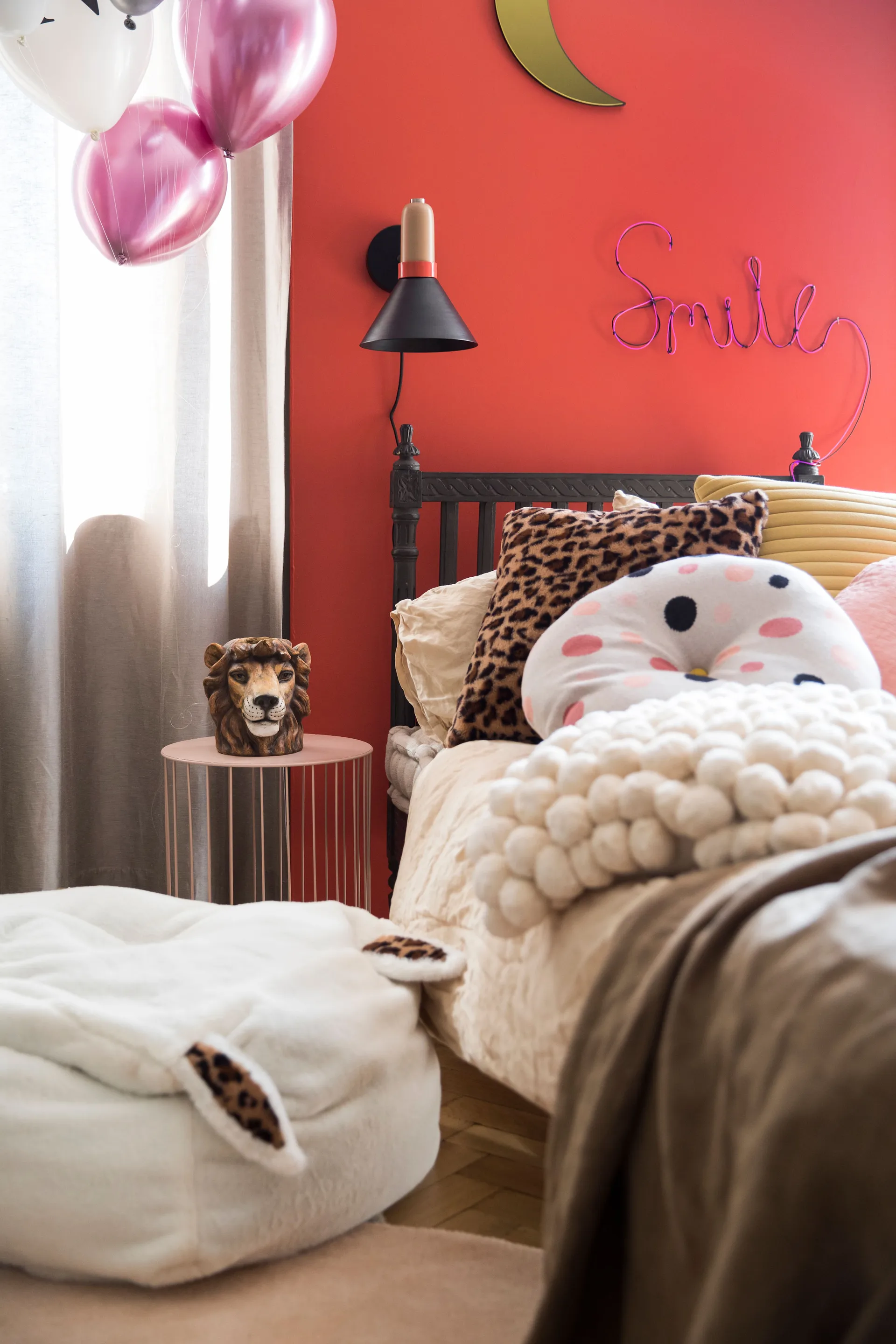 Pom Pom pude 45x45 cm, Offwhite Byon