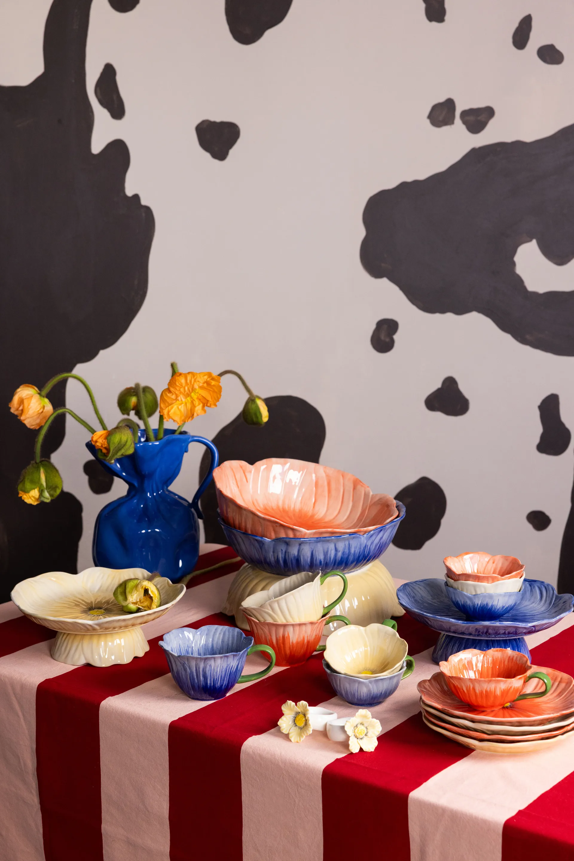 Poppy skål L Ø30 cm, Rød Byon