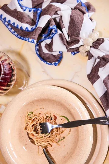 Porto servietring, 4-pak - Beige - Byon