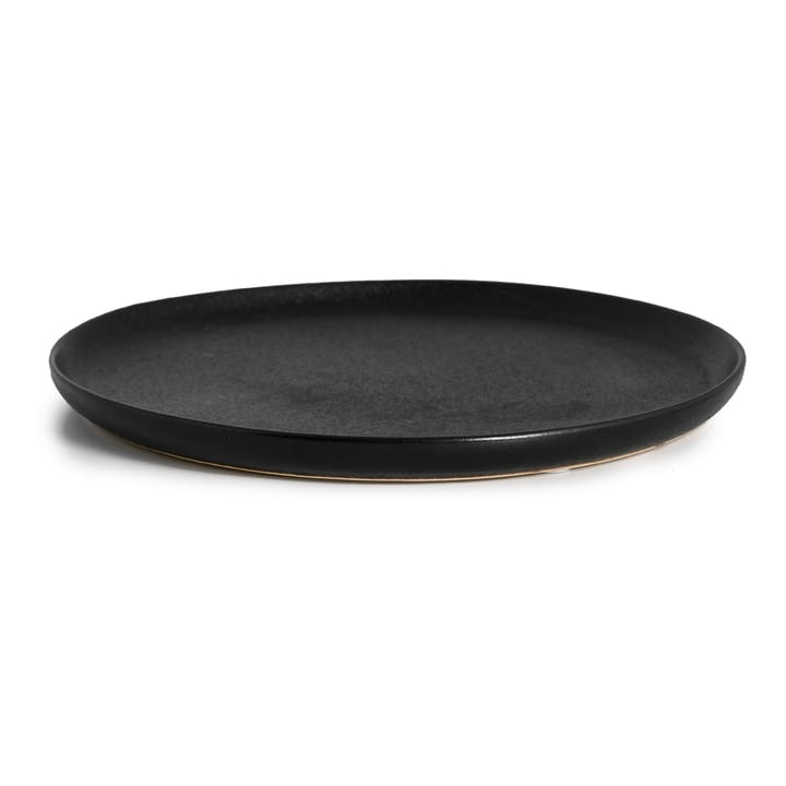 Raw Black tallerken Ø 20 cm - Sort - Byon
