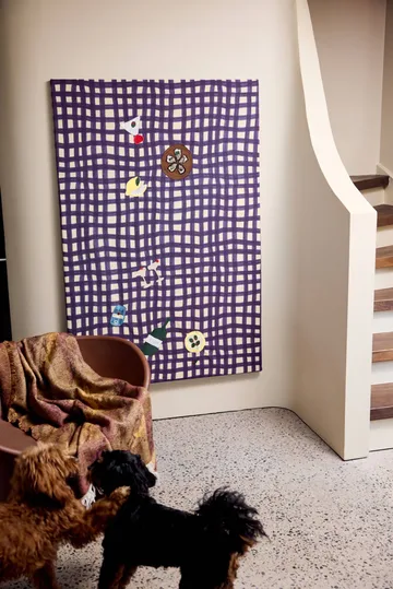 Sera dug - Blomme (lilla), 150x280 cm - Byon