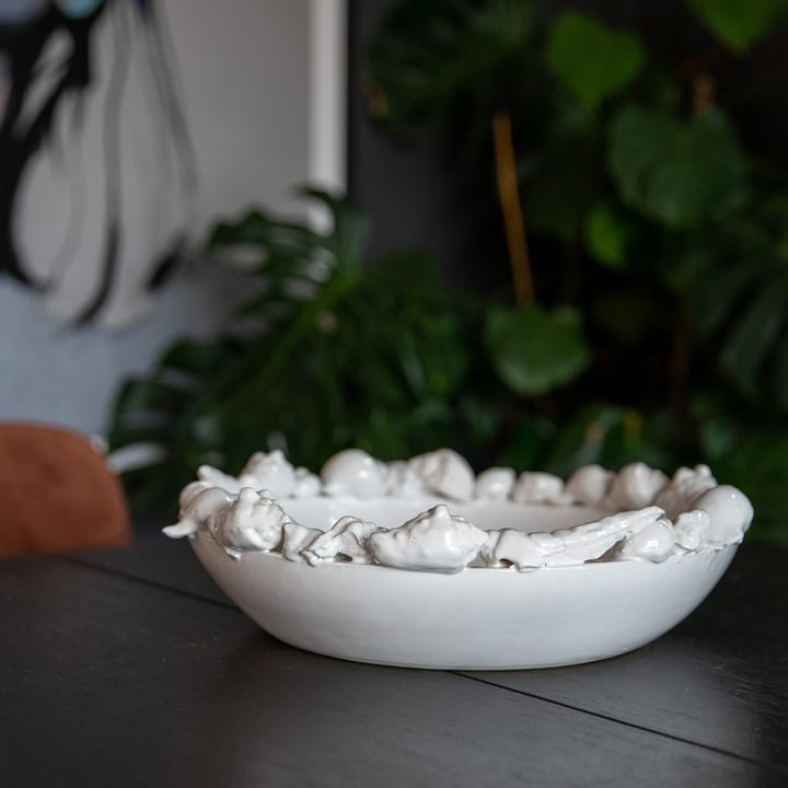 Shell fad 38 cm - Hvid - Byon
