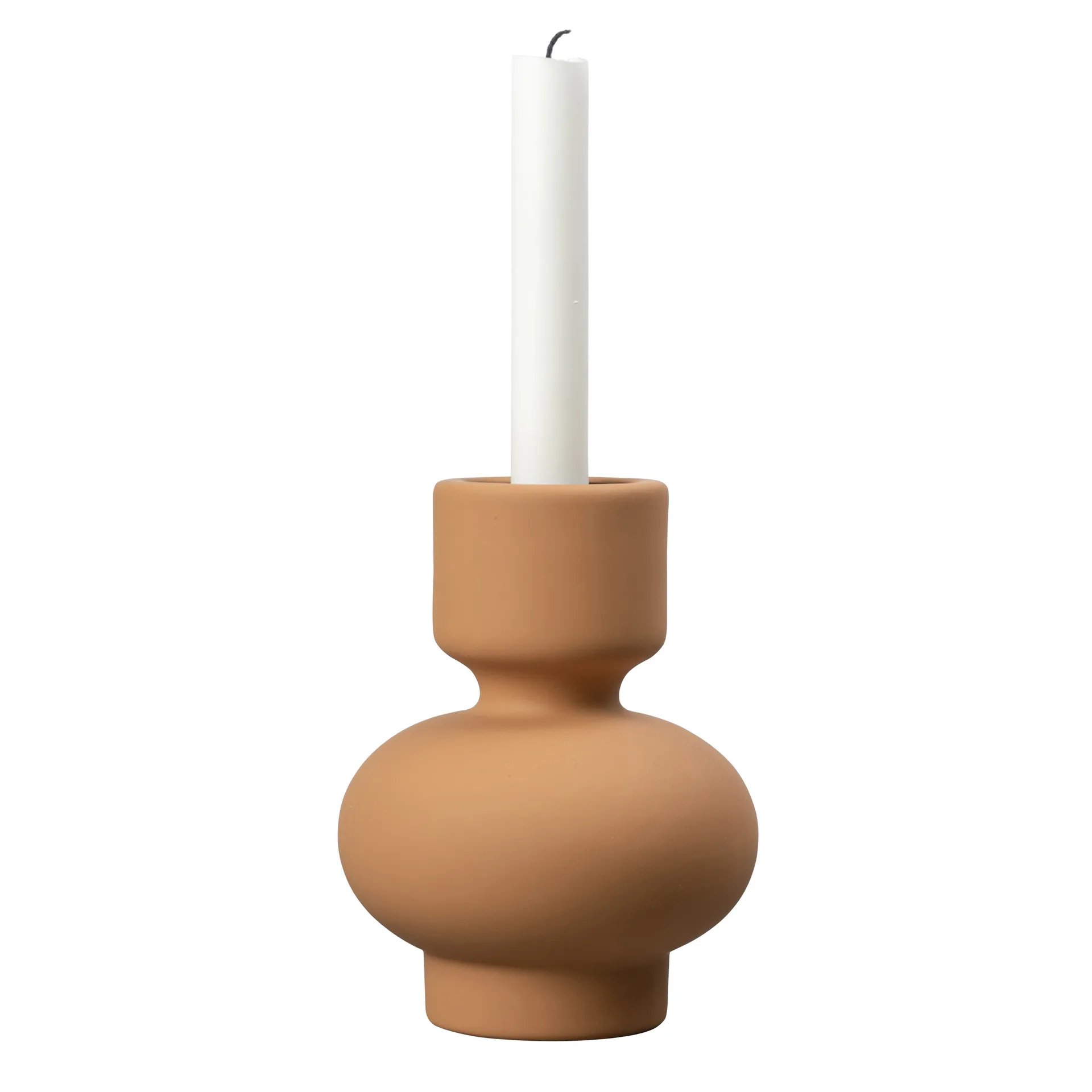 Sienna lysestage 16 cm, Terracotta (brun) Byon