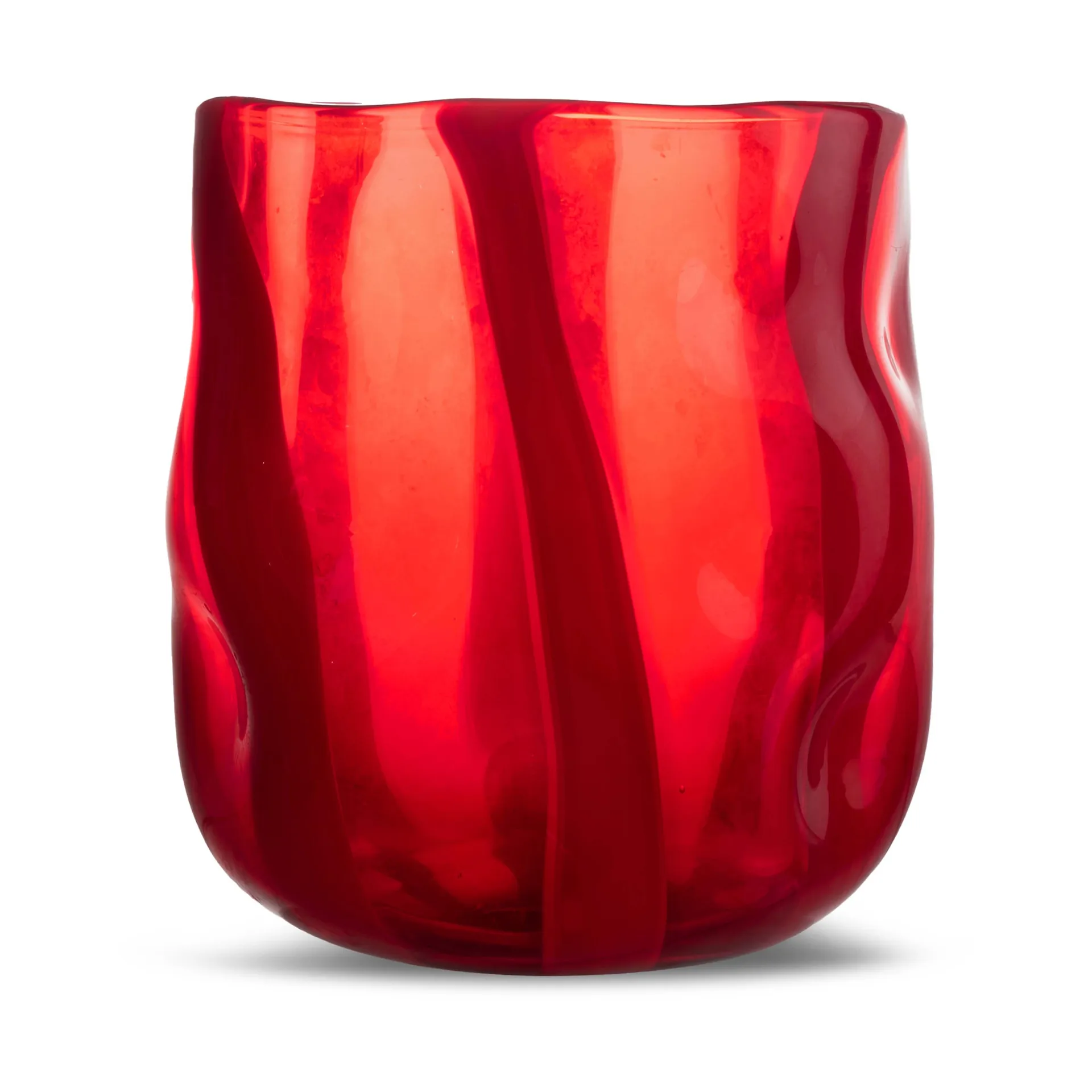 Triton vase 24 cm, Rød Byon