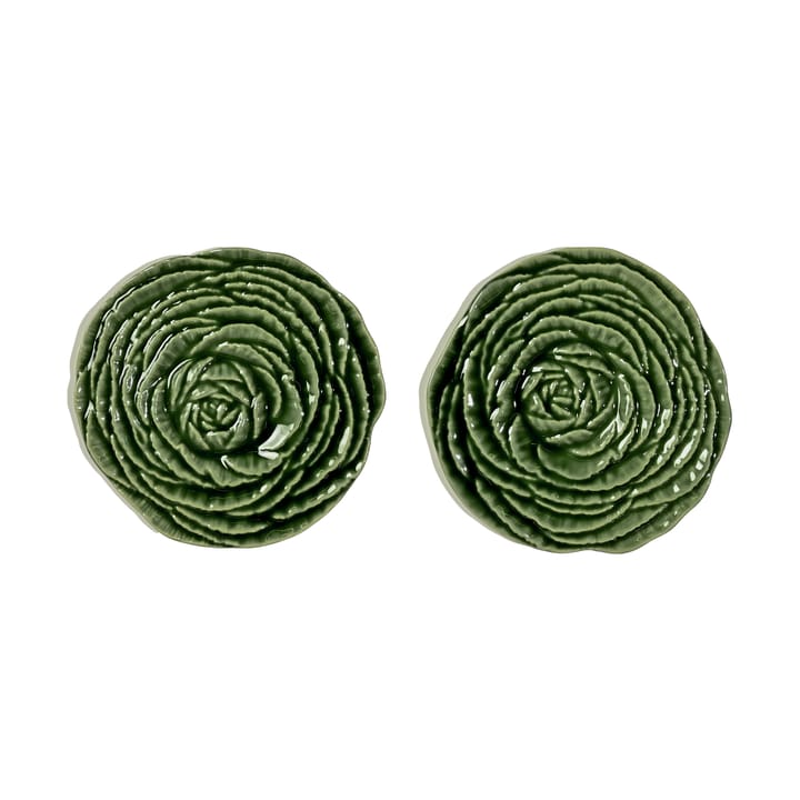 Veggie glasbrik Ø10 cm 2-pak - Grøn - Byon