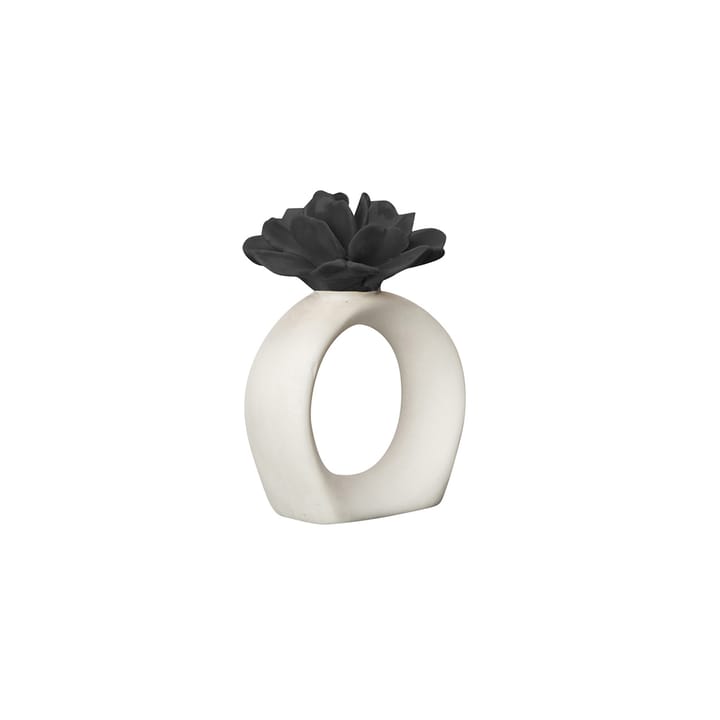 Water Lily servietring - White/Black - Byon