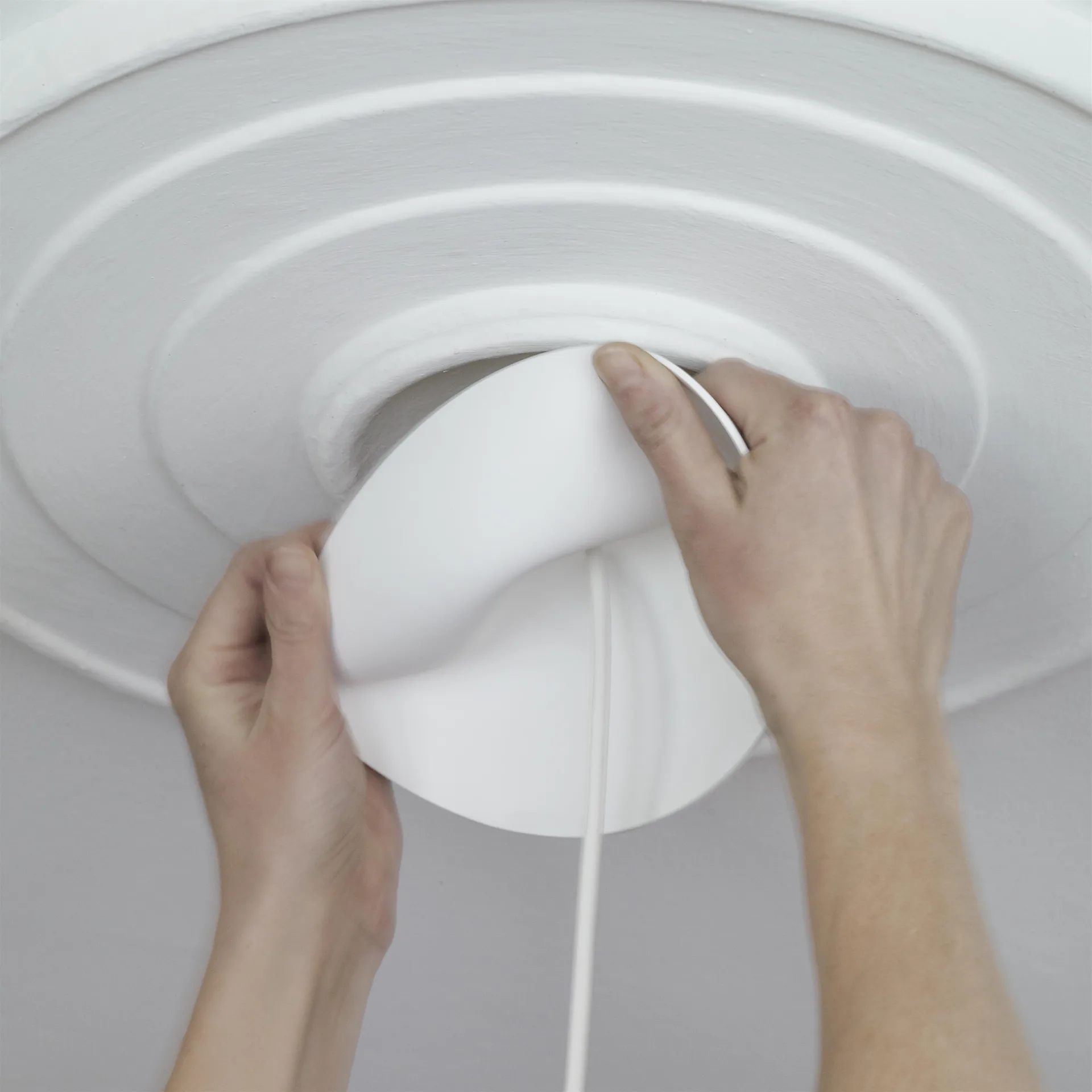 CableCup mini baldakin, Hvid CableCup