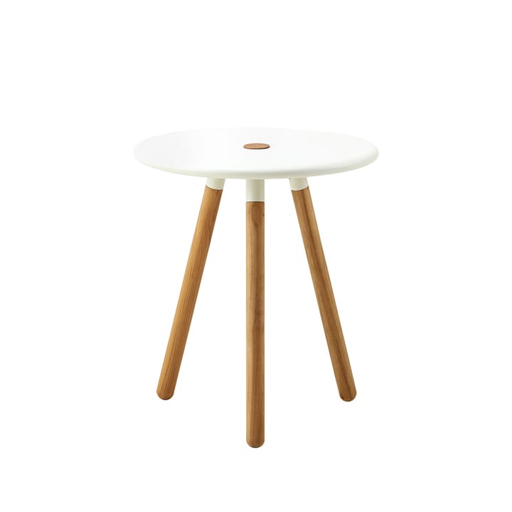 Area bord/skammel - White, ben i teak - Cane-line