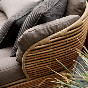 Basket loungestol - Natural, inkl. taupe hynder - Cane-line