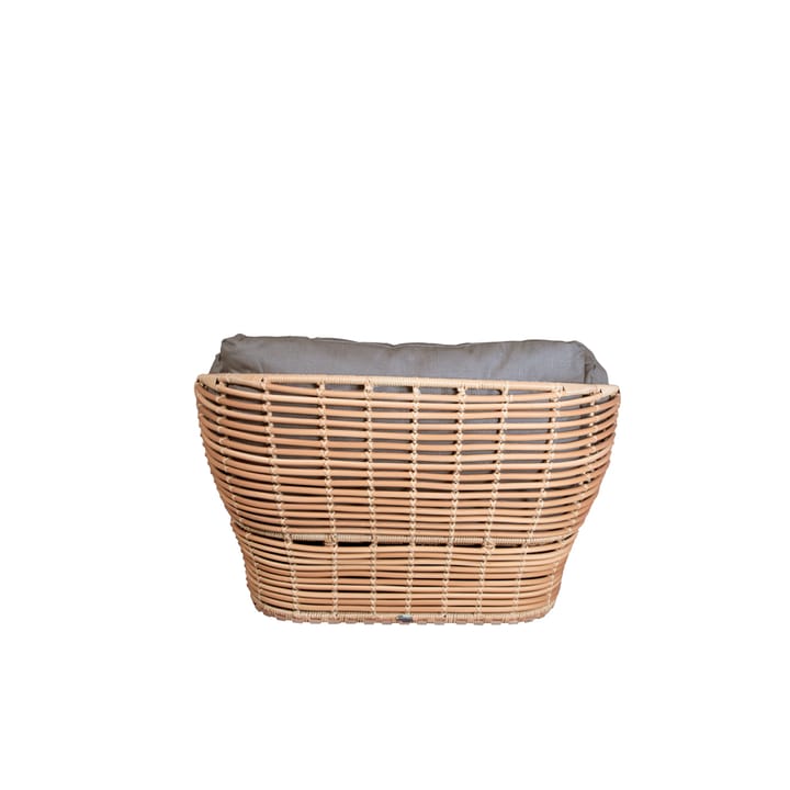Basket loungestol, Natural, inkl. taupe hynder Cane-line