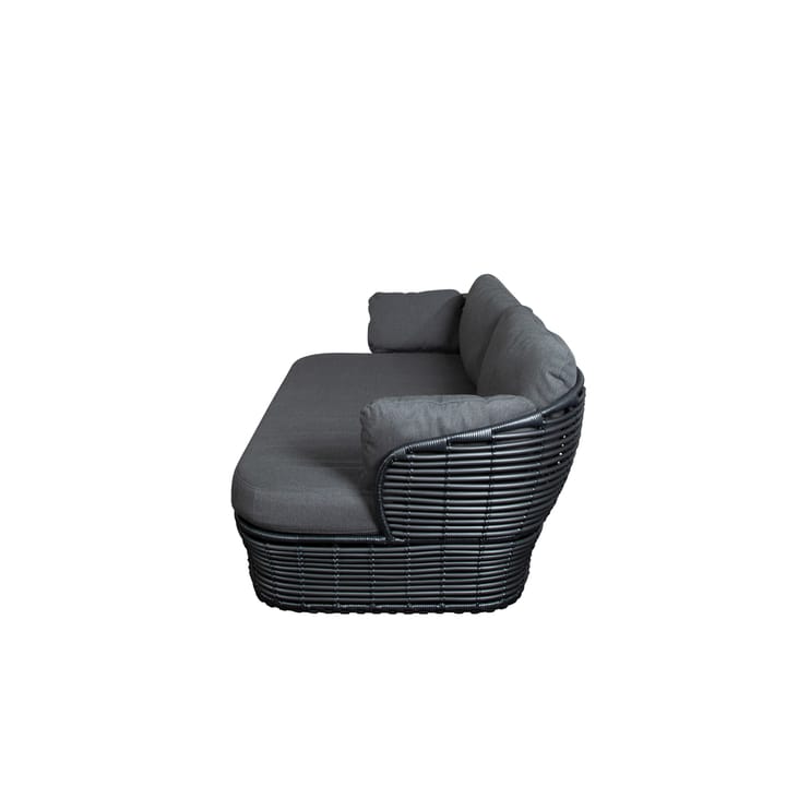 Basket sofa 2-personers - Graphic grey, grå hynder - Cane-line