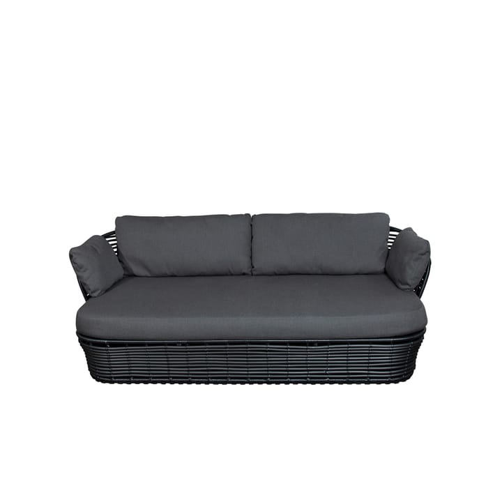 Basket sofa 2-personers, Graphic grey, grå hynder Cane-line