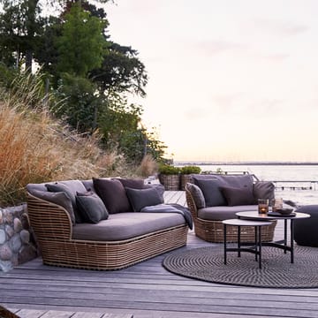 Basket sofa 2-personers - Natural, taupe hynder - Cane-line