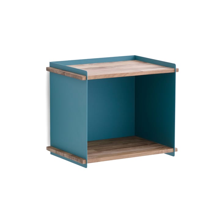 Box Wall opbevaring - Aqua, teak - Cane-line