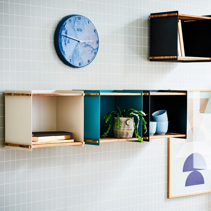 Box Wall opbevaring, White, teak Cane-line