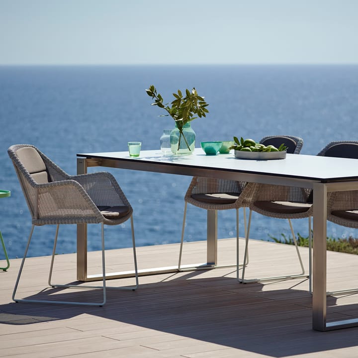 Breeze armstol weave, White grey Cane-line
