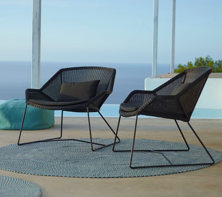 Breeze hyndesæt loungestol, Cane-line Natté black Cane-line