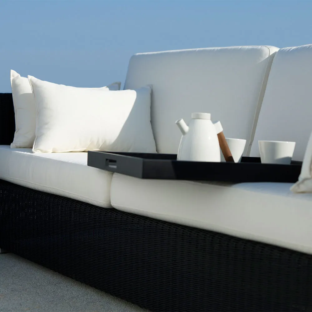 Club bakke, Black, kvadratisk Cane-line