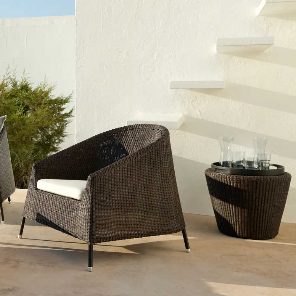 Club bakke, Black, kvadratisk Cane-line