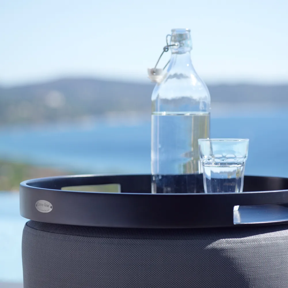 Club bakke, Black, kvadratisk Cane-line