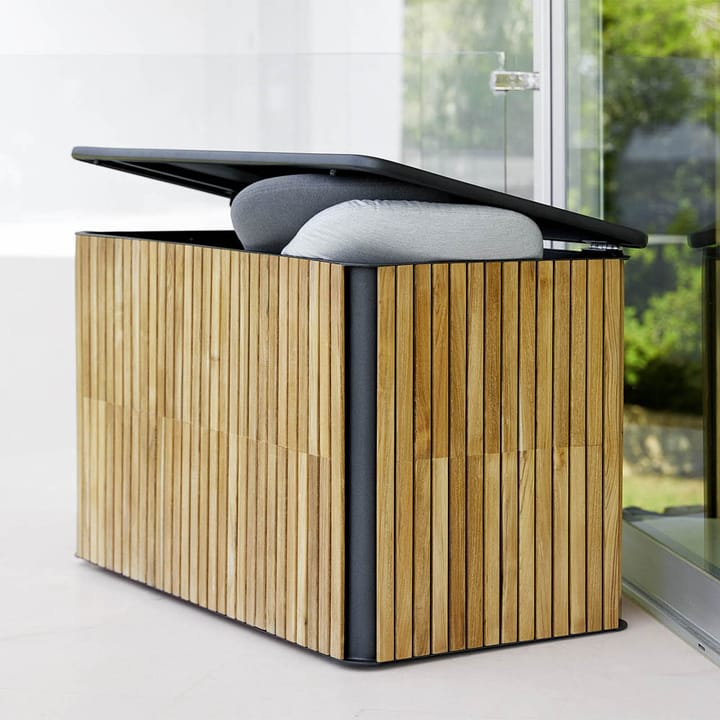 Combine hyndebox, Teak, lava grey, lille Cane-line