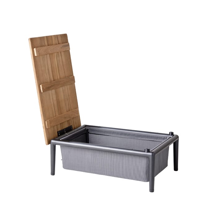 Conic box bord, Grey, teak Cane-line