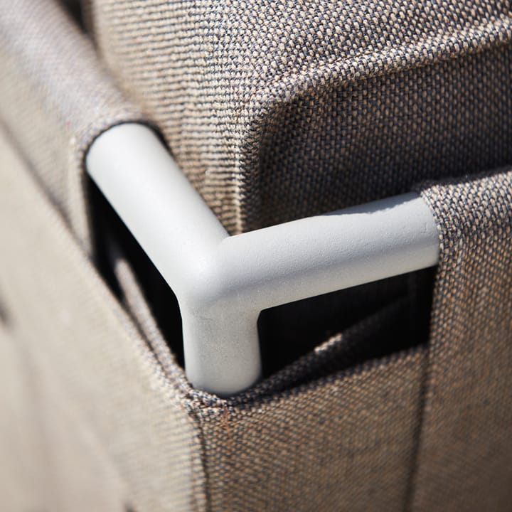Conic modulsofa, Cane-Line airtouch grey, højre, inkl. hynder Cane-line