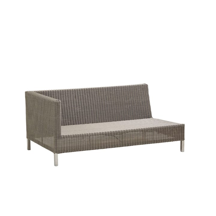 Connect modulsofa - 2-personers taupe, højre - Cane-line