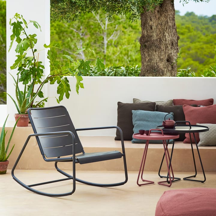 Copenhagen gyngestol, Lava grey Cane-line