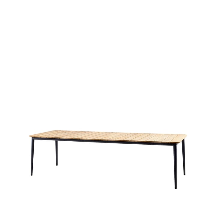 Core spisebord teak 274x100x74 cm, Lava grey stativ Cane-line