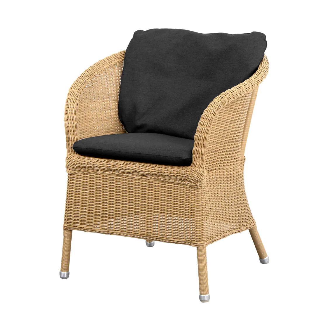 Derby/Lansing rygpude til stol/sofa, Cane-line Natté black Cane-line