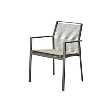 Edge armstol hynde - Cane-Line Natté taupe - Cane-line