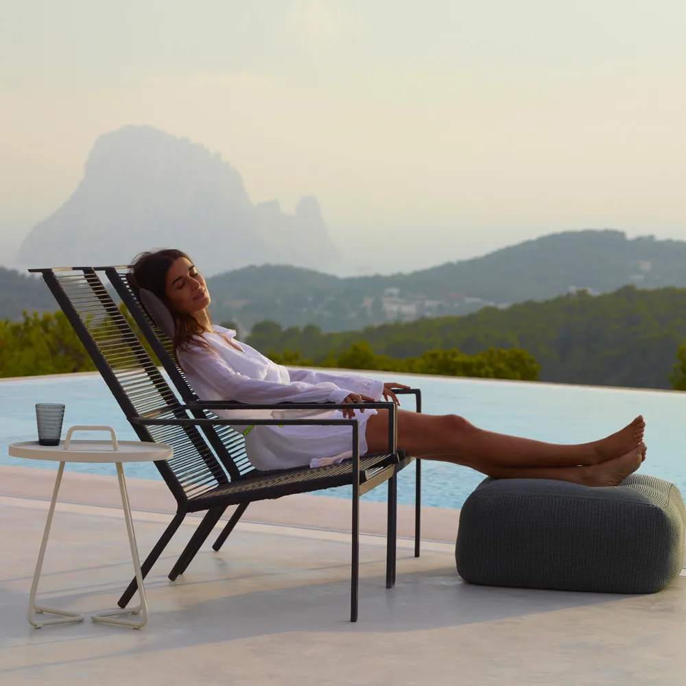 Edge solstol, Anthracite Cane-line