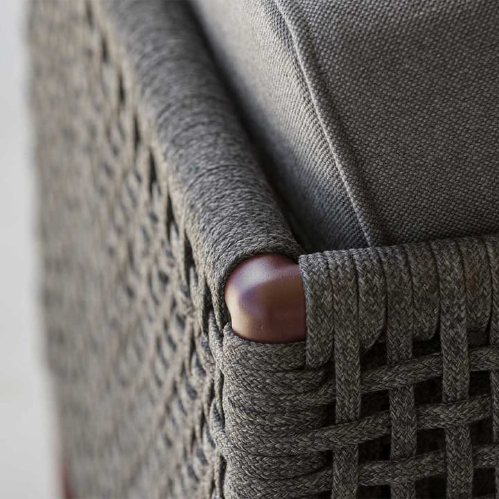 Encore loungestol, Cane-Line airtouch bordeaux/dark grey, inkl. hynder Cane-line