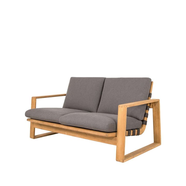 Endless Soft 2-personers sofa teak - Cane-Line AirTouch grey - Cane-line