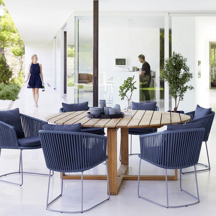 Endless spisebord rundt teak, Ø130 cm Cane-line