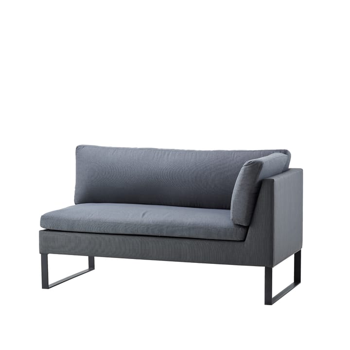 Flex modulsofa - Grey, venstre, inkl. hynder - Cane-line