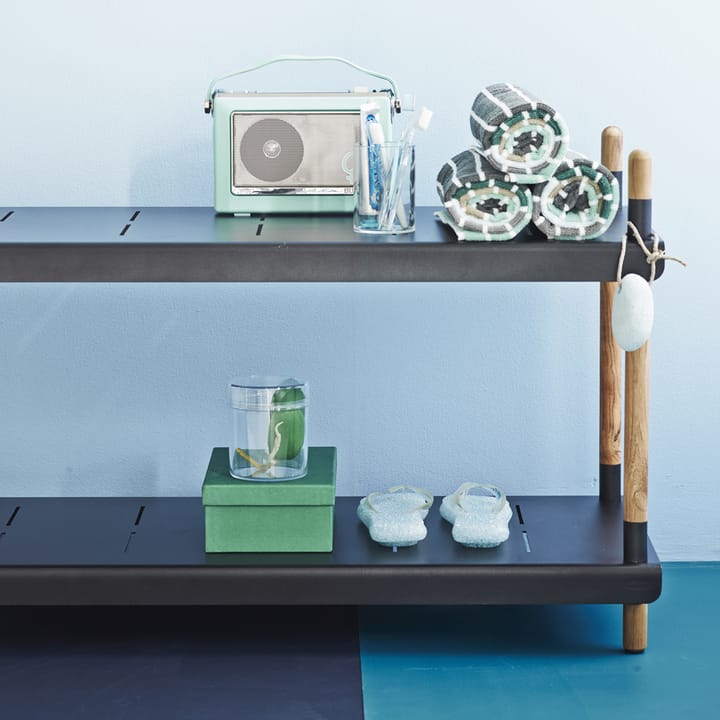 Frame reolsystem, Lava grey, kompelt, teak Cane-line