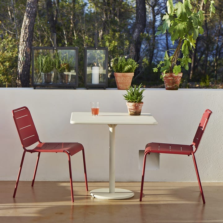 Go cafébord 75x75 cm, White-white Cane-line