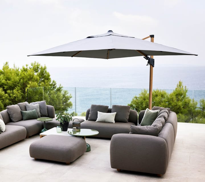 Hyde Luxe Tilt parasol 300x300 cm, Anthracite Cane-line