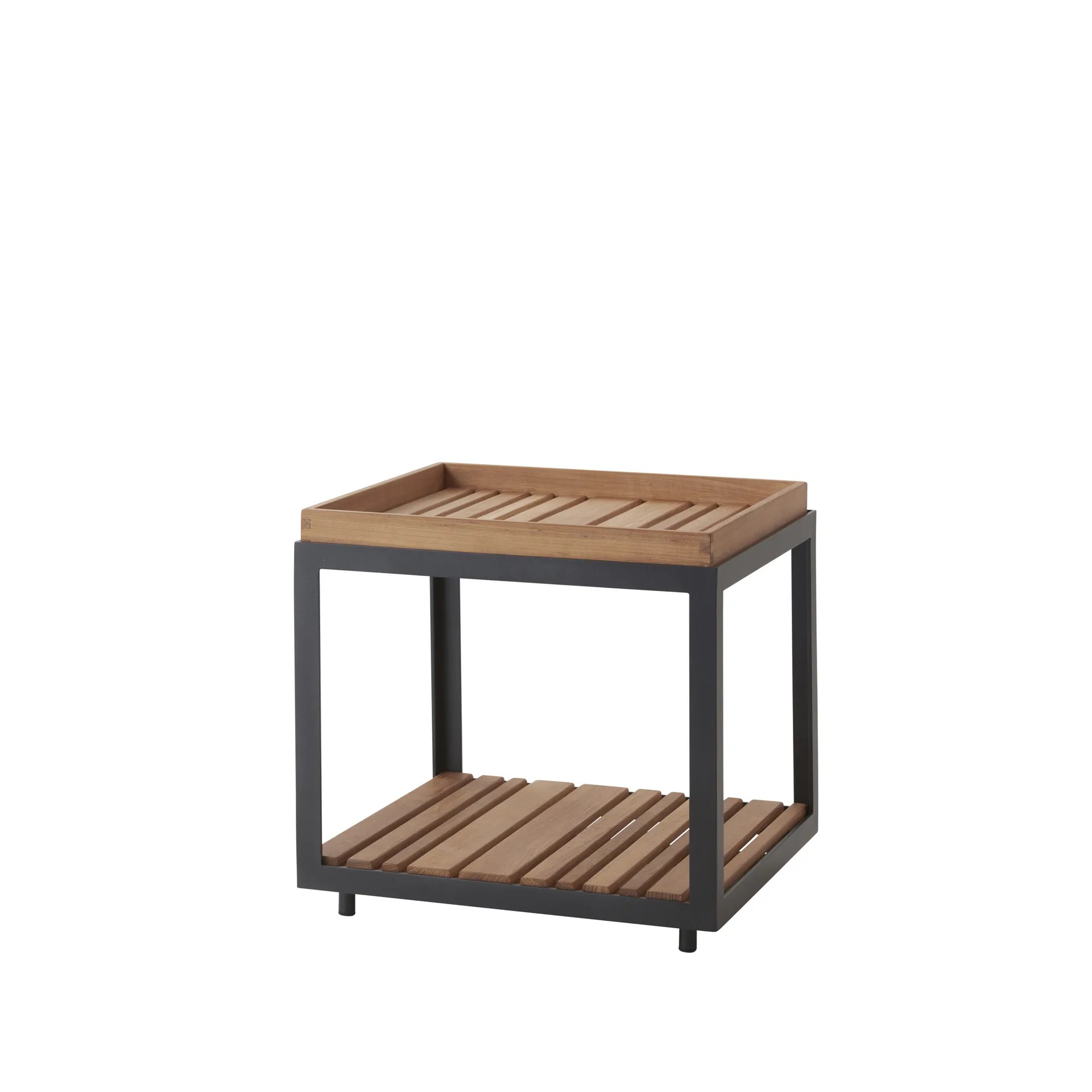 Level sidebord, Teak-lava grey stativ Cane-line