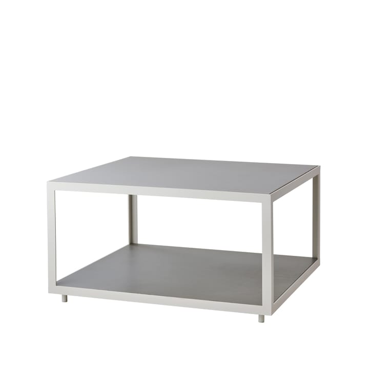 Level sofabord keramik 79x79 cm - Light grey-white - Cane-line