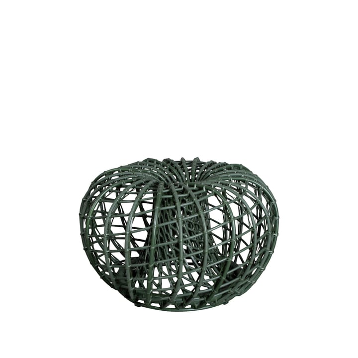 Nest bord/fodskammel - Dark green, lille - Cane-line